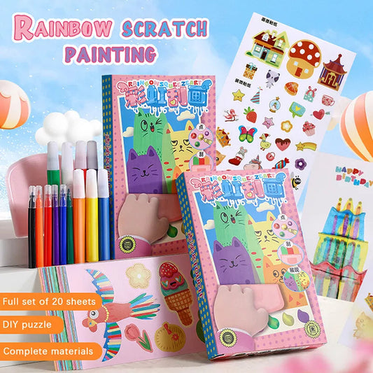 Rainbow Dot Painting Art Kit |š„FLAT 50% SAVINGš„